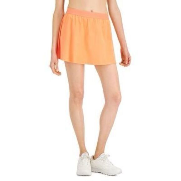 ID Ideology Women's Woven Skort, Created for Macy's - Peach Echo Size 2XL - Picture 1 of 3